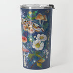 Goliath Beetle Mushroom Garden Travel Mug Gallery Image 2