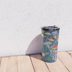 Goliath Beetle Mushroom Garden Travel Mug Gallery Image 4