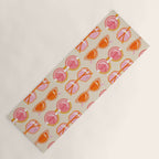 Retro Sunglasses - Peach OmbrÃ© on Cream Yoga Mat Gallery Image 1