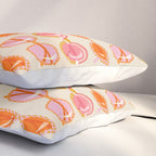 Retro Sunglasses - Peach OmbrÃ© on Cream Pillow Sham Gallery Image 3
