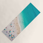 Beach Aesthetic Photography - Aerial View Yoga Mat Gallery Image 1