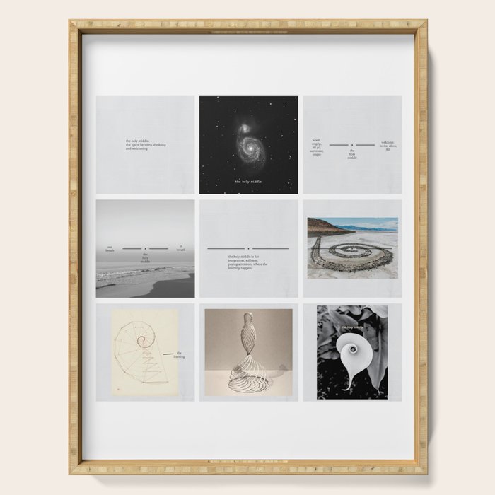 holy middle Serving Tray Gallery Image 1