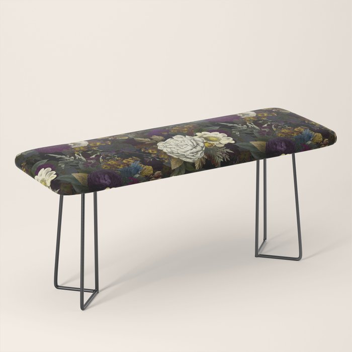 Dutch Vintage Midnight Flower Garden  Bench Gallery Image 1