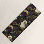 Dutch Vintage Midnight Flower Garden  Yoga Mat Gallery Image 1