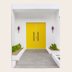 Yellow Doors on a Mid-Century Modern Home - Palm Springs Poster Gallery Image 4