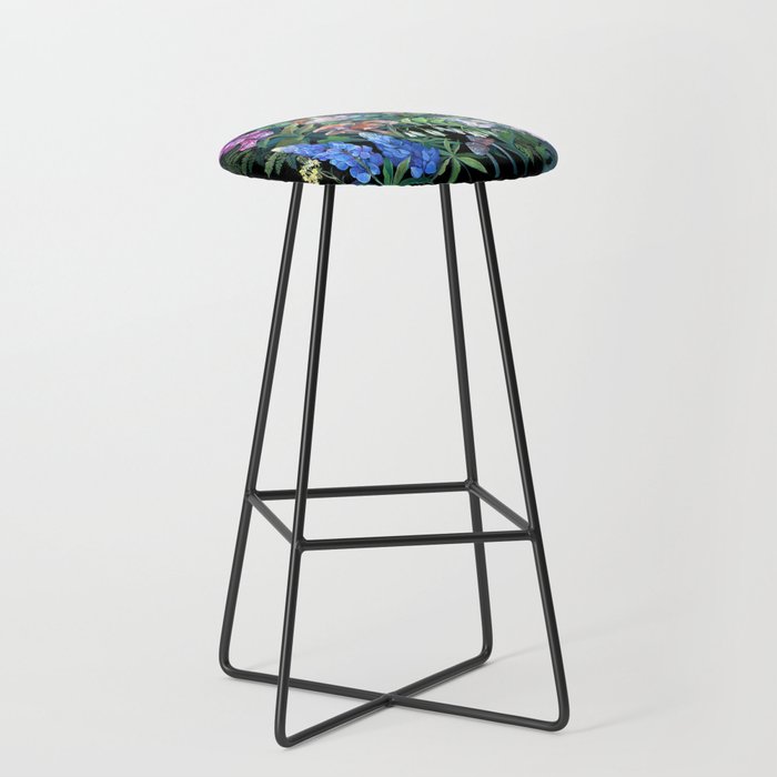 Cats Flower Garden Stool Gallery Image 1