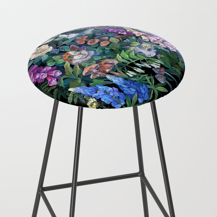 Cats Flower Garden Stool Gallery Image 2