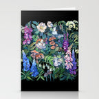 Cats Flower Garden Stationery Card Gallery Image 2