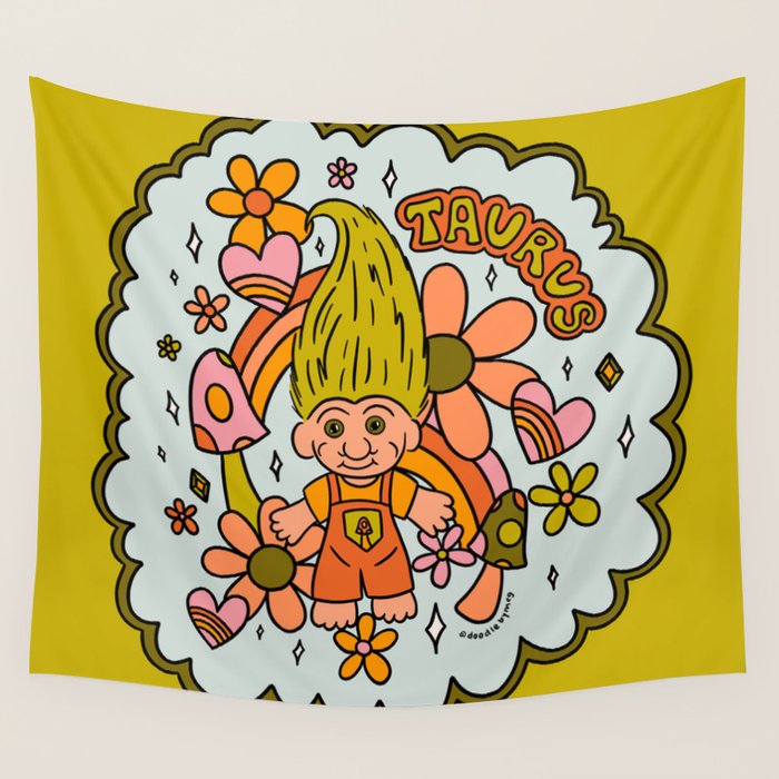 Taurus Troll Wall Tapestry Gallery Image 1