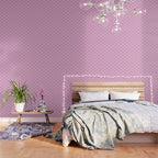 Bows & Ribbons Pattern LIII Y2K Fuchsia Pink Wallpaper Gallery Image 3