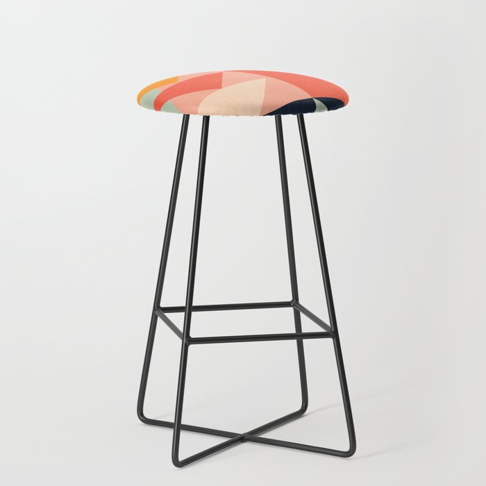 Abstract Geometric Shapes 91 Stool Gallery Image 1