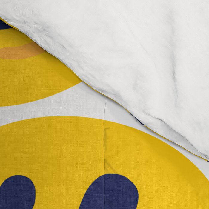 Yellow Dripping Smiley Faces Comforter Gallery Image 4