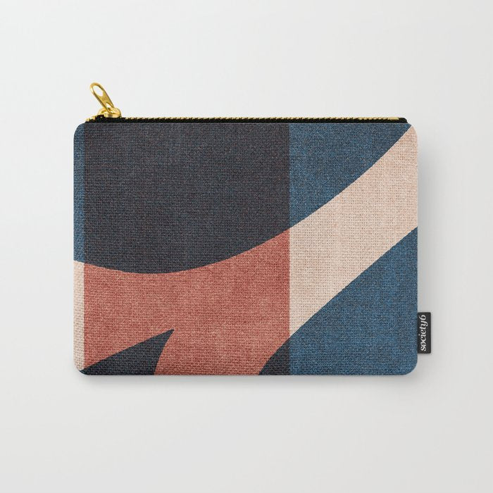 ABSTRACT ALPHABET / Gothic B Carry All Pouch Gallery Image 1