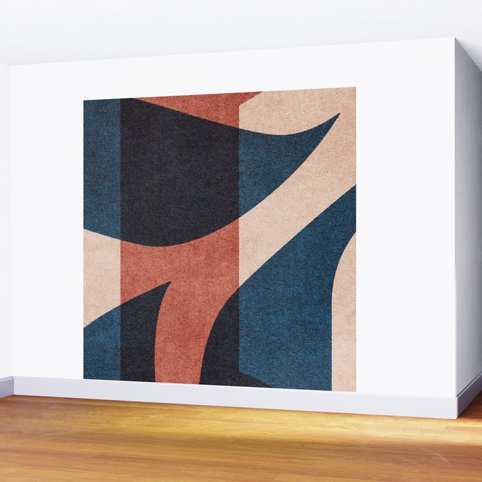ABSTRACT ALPHABET / Gothic B Wall Mural Gallery Image 2