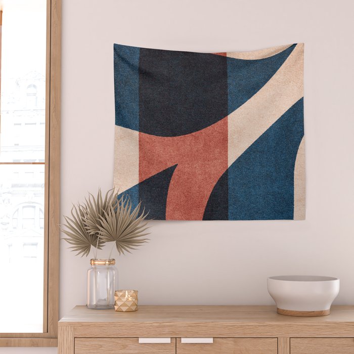 ABSTRACT ALPHABET / Gothic B Wall Tapestry Gallery Image 2