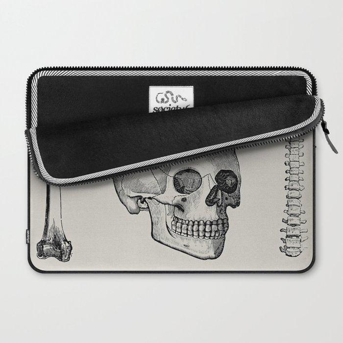 Illustrated and priced catalogue of superior surgical instruments Skull Sapine Ink Illustration Laptop Sleeve Gallery Image 2