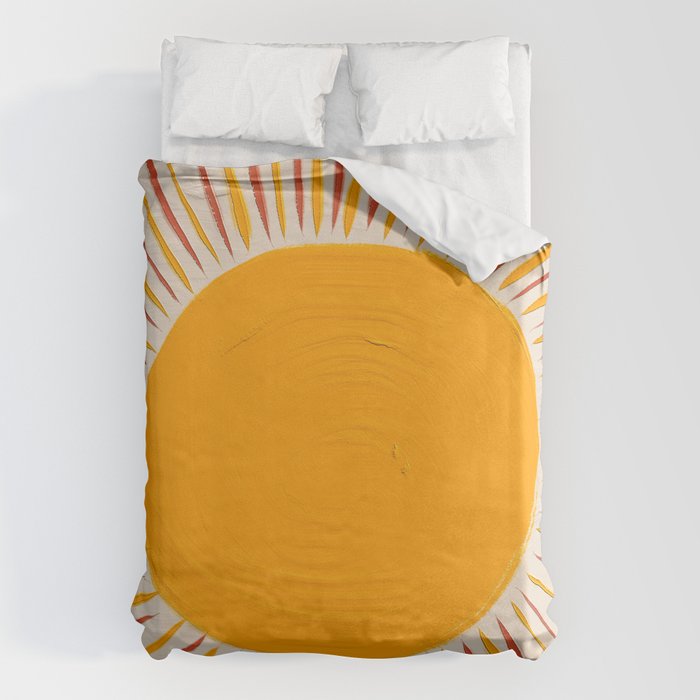 Retro Sunrise Duvet Cover Gallery Image 1