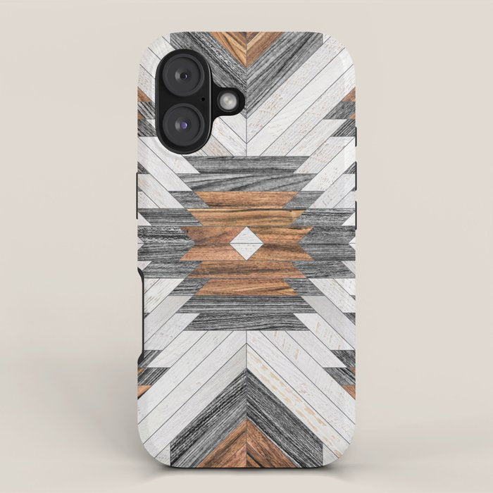 Urban Tribal Pattern No.8 - Aztec - Wood iPhone Case Gallery Image 1