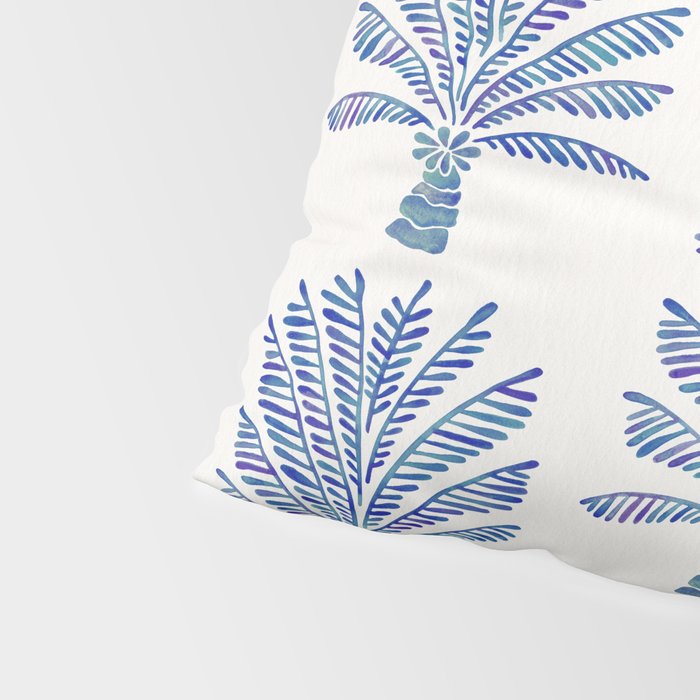 Palm Tree - Navy Palette Pillow Sham Gallery Image 4
