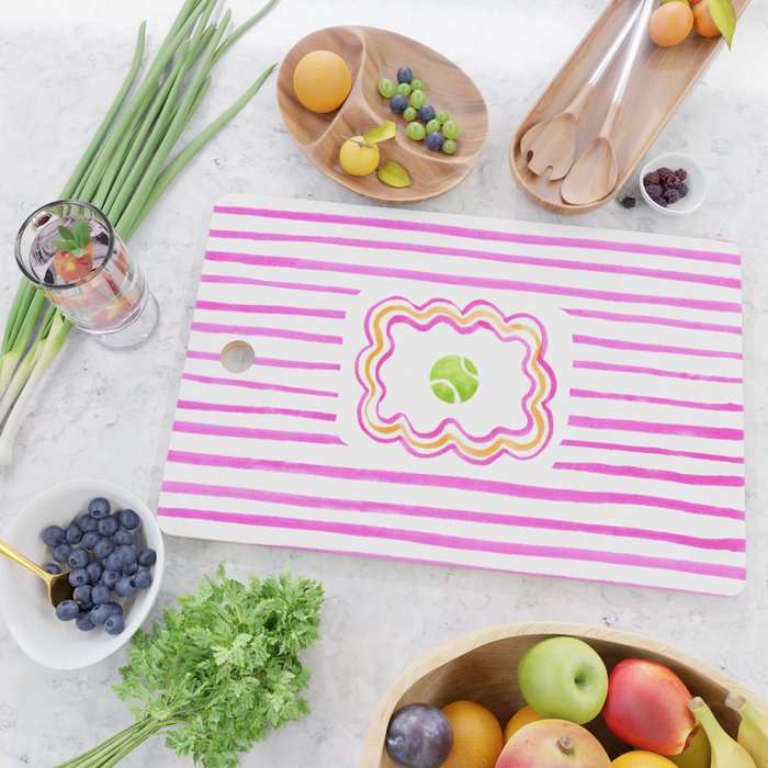 Tennis Ball Cutting Board Gallery Image 2