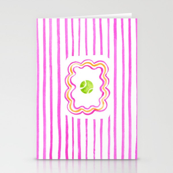 Tennis Ball Stationery Card Gallery Image 2