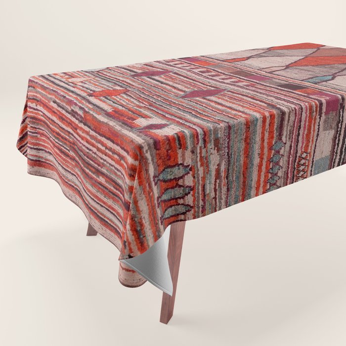 Earthy Berber Geometry Tablecloth Gallery Image 1