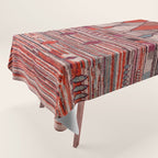 Earthy Berber Geometry Tablecloth Gallery Image 1