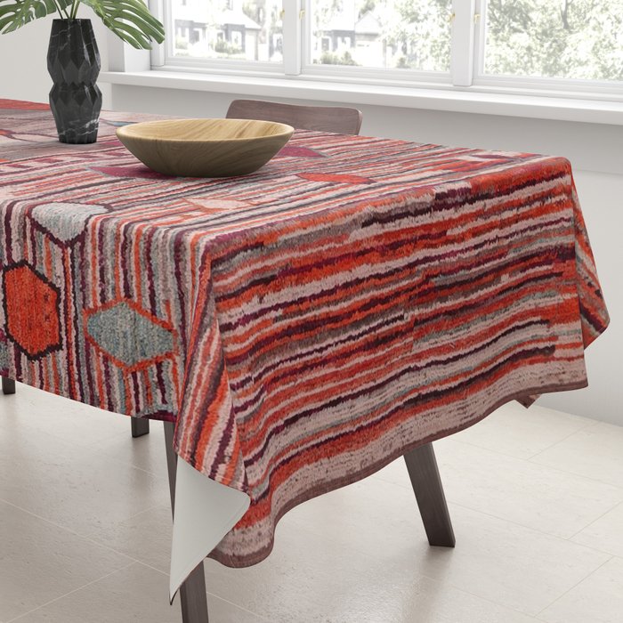 Earthy Berber Geometry Tablecloth Gallery Image 3