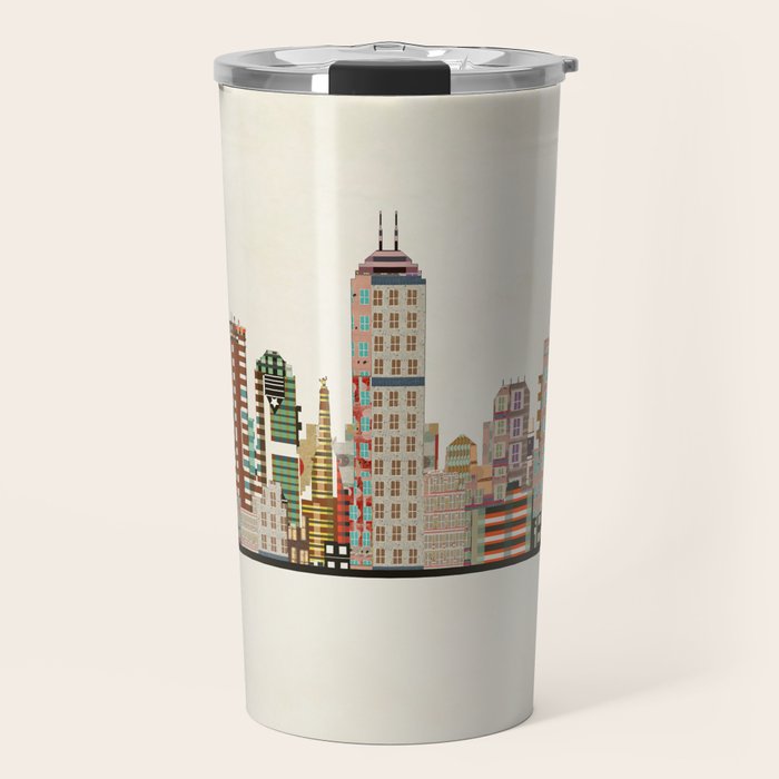 indianapolis indiana skyline Travel Mug Gallery Image 1