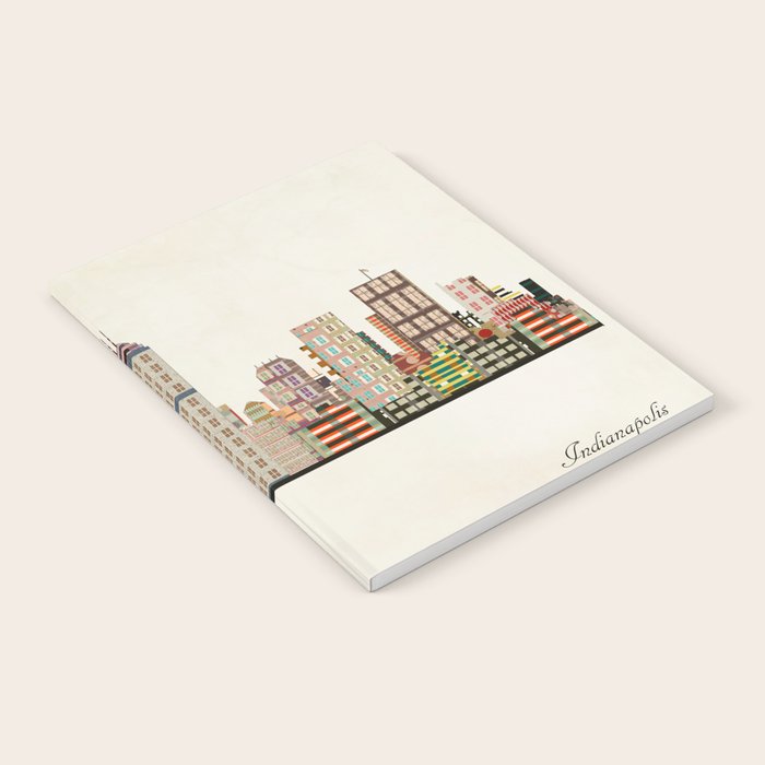 indianapolis indiana skyline Notebook Gallery Image 2