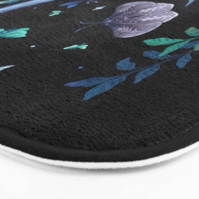 Moth Garden Bath Mat Gallery Image 3