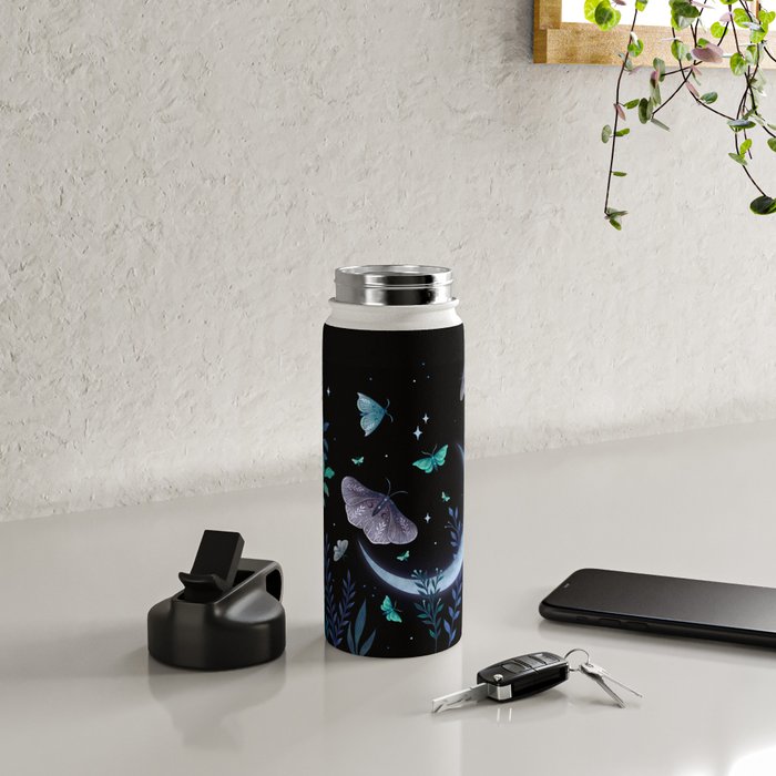 Moth Garden Water Bottle Gallery Image 4