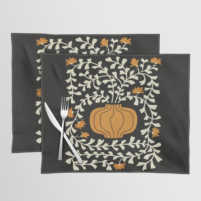 Golden Vase | Summer Bloom: Matisse Night Edition Placemat Gallery Image 1