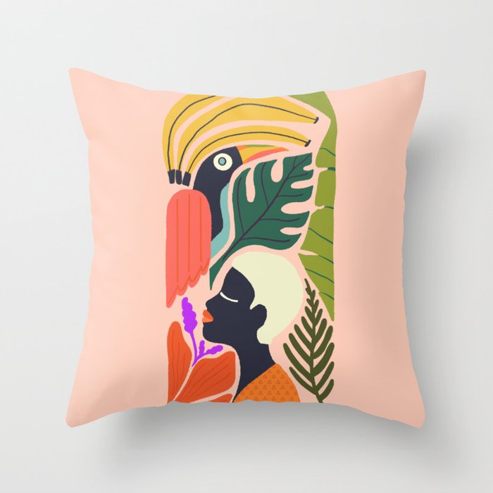 Brazil Vibes Throw Pillow Gallery Image 6
