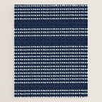 Spotted, African Pattern in Blue and White Jigsaw Puzzle Gallery Image 1