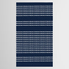 Spotted, African Pattern in Blue and White Tablecloth Gallery Image 2
