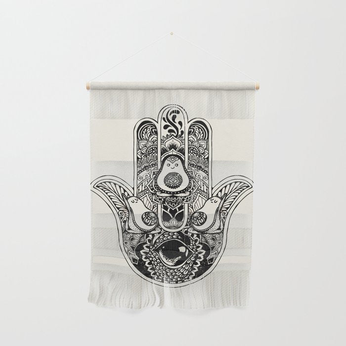 Hamsa Hand Avocado Wall Hanging Gallery Image 1