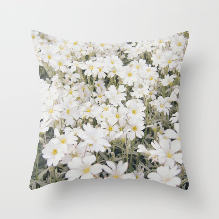 Flower Party Throw Pillow Gallery Image 6