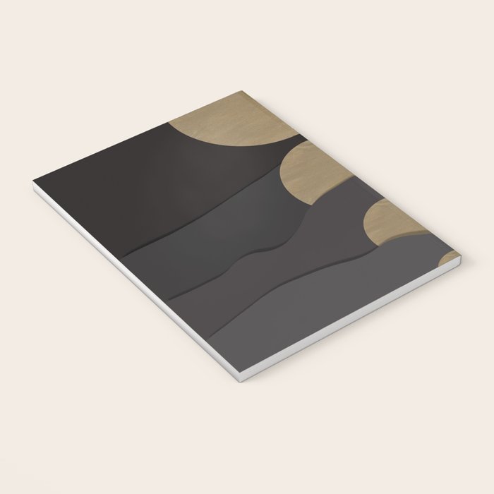 Golden moon phases  Notebook Gallery Image 3