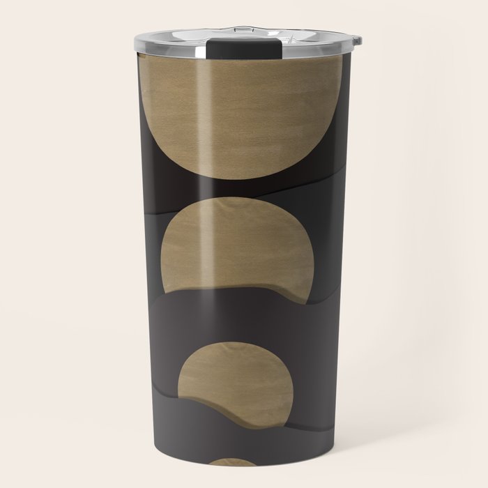 Golden moon phases  Travel Mug Gallery Image 1