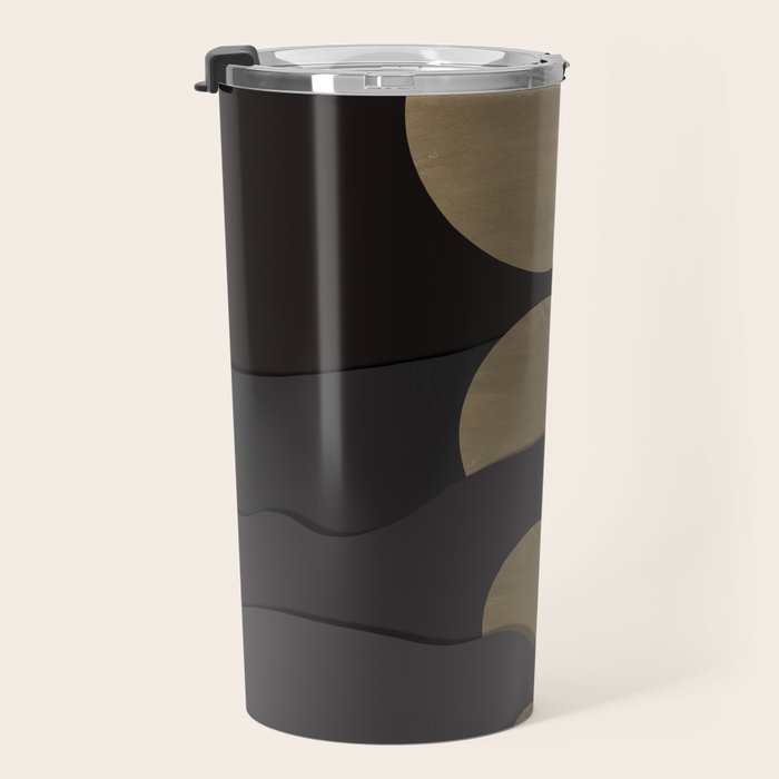 Golden moon phases  Travel Mug Gallery Image 3