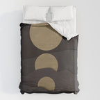 Golden moon phases  Duvet Cover Gallery Image 6