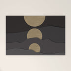 Golden moon phases  Welcome Mat Gallery Image 1