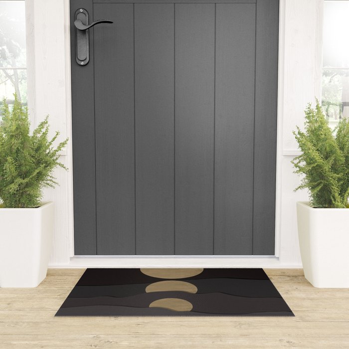 Golden moon phases  Welcome Mat Gallery Image 3