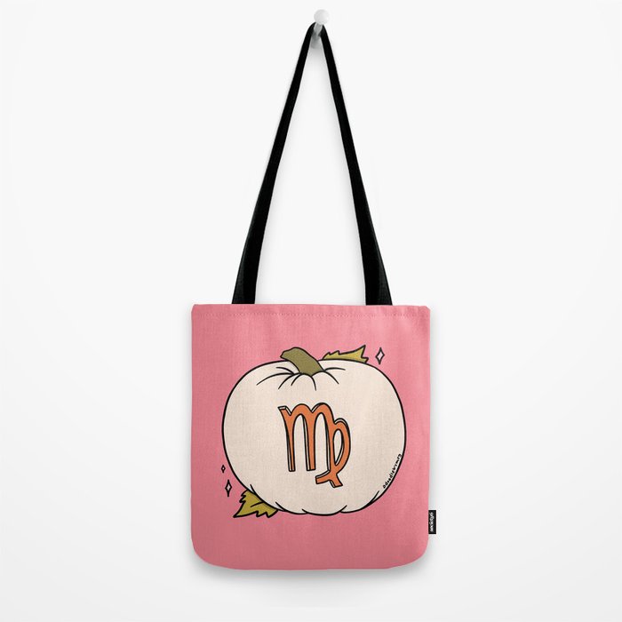Virgo Pumpkin Tote Bag Gallery Image 2