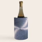 Silver Metallic Stainless Steel Pattern Wine Chiller Gallery Image 1