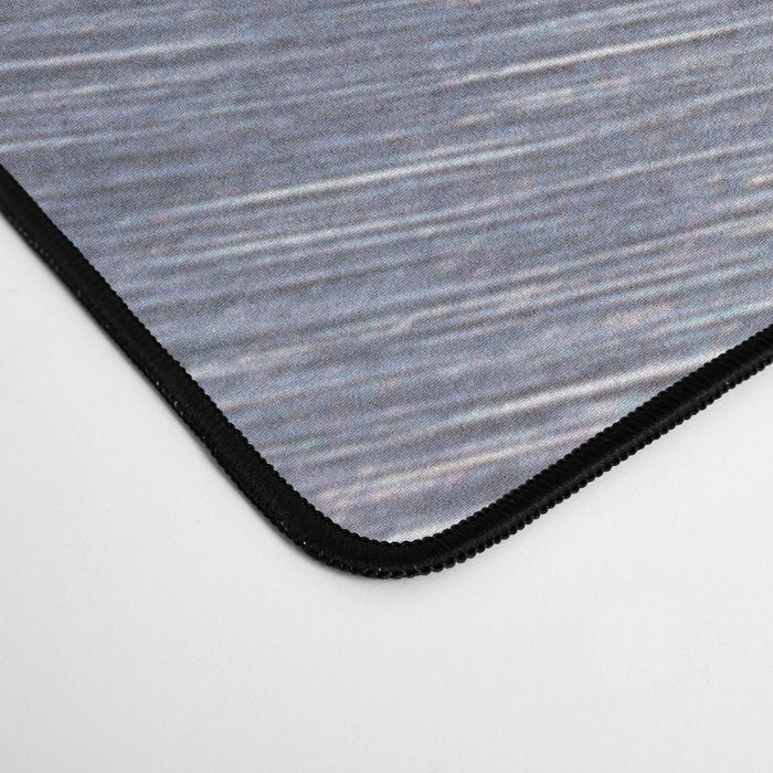 Silver Metallic Stainless Steel Pattern Desk Mat Gallery Image 4