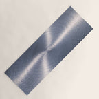 Silver Metallic Stainless Steel Pattern Yoga Mat Gallery Image 1