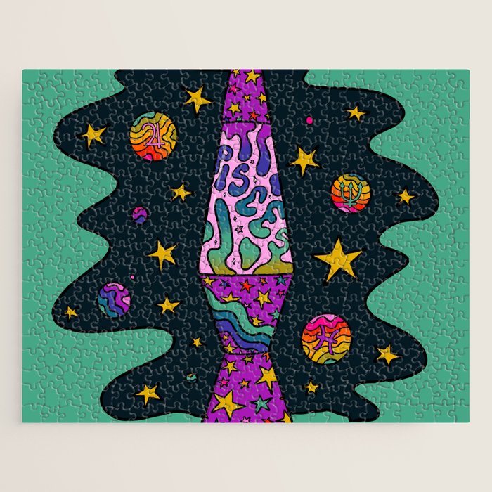 Pisces Lava Lamp Jigsaw Puzzle Gallery Image 1