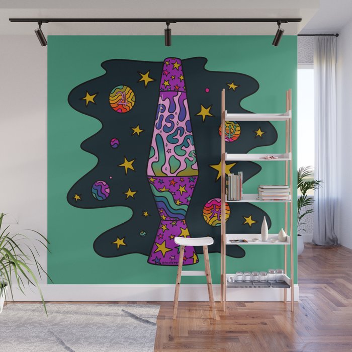 Pisces Lava Lamp Wall Mural Gallery Image 1